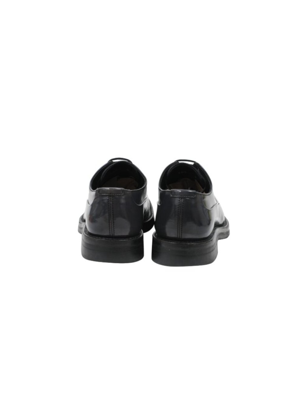 Prada Vintage  Derby Size US 8 UK7 Grey Smooth Leather Oxford Lace Ups - Picture 4 of 9